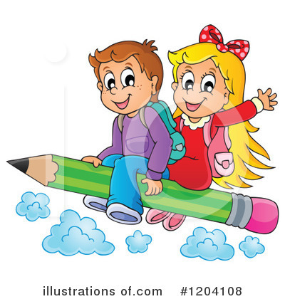 Pencil Clipart #1204108 by visekart