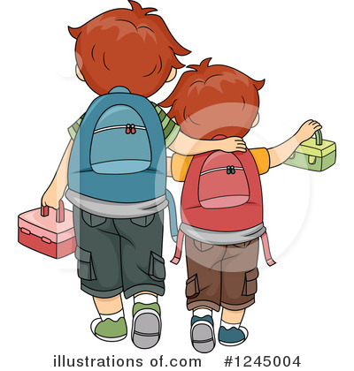 Brothers Clipart #1245004 by BNP Design Studio