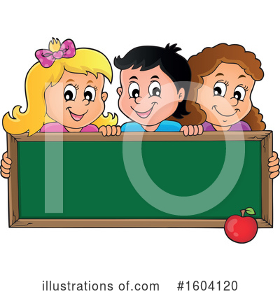 Royalty-Free (RF) Student Clipart Illustration by visekart - Stock Sample #1604120