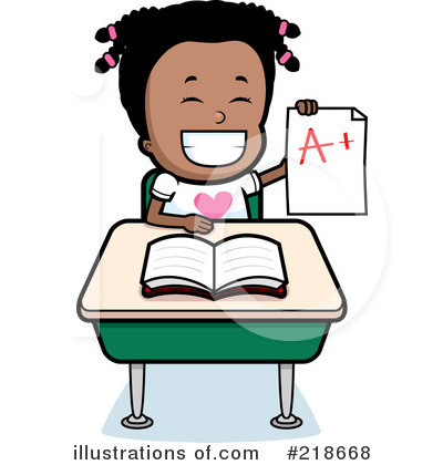Royalty-Free (RF) Student Clipart Illustration by Cory Thoman - Stock Sample #218668