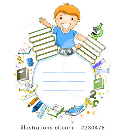 Royalty-Free (RF) Student Clipart Illustration by BNP Design Studio - Stock Sample #230478
