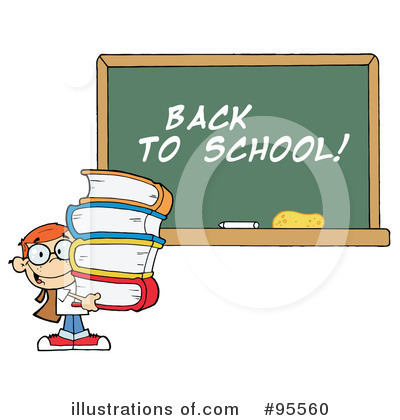 Royalty-Free (RF) Student Clipart Illustration by Hit Toon - Stock Sample #95560