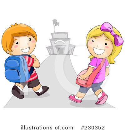 Royalty-Free (RF) Students Clipart Illustration by BNP Design Studio - Stock Sample #230352