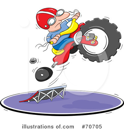 Royalty-Free (RF) Stunt Clipart Illustration by jtoons - Stock Sample #70705