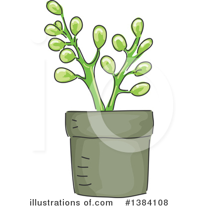 Potted Plant Clipart #1384108 by BNP Design Studio