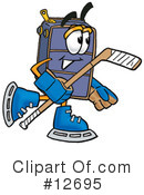 Suitcase Character Clipart #12695 by Mascot Junction
