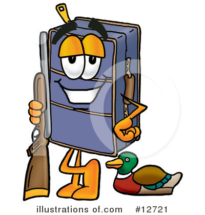 Suitcase Character Clipart #12721 by Toons4Biz