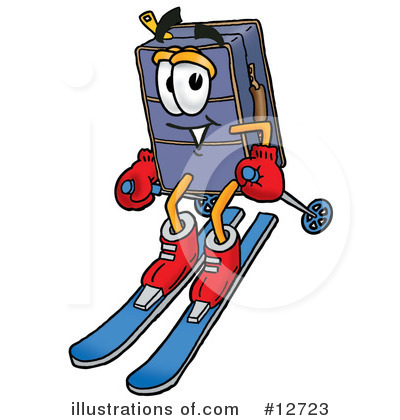 Suitcase Character Clipart #12723 by Toons4Biz