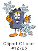 Suitcase Character Clipart #12726 by Mascot Junction