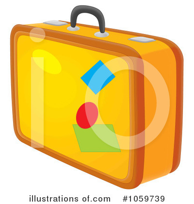 Royalty-Free (RF) Suitcase Clipart Illustration by Alex Bannykh - Stock Sample #1059739