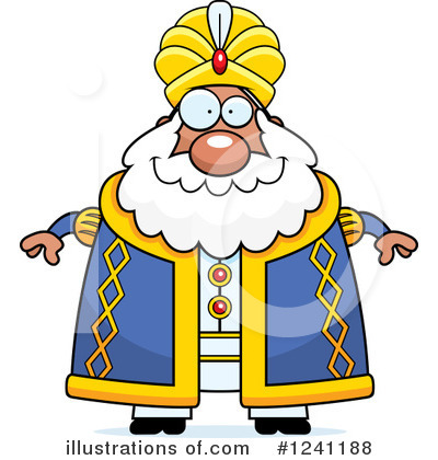 Royalty-Free (RF) Sultan Clipart Illustration by Cory Thoman - Stock Sample #1241188