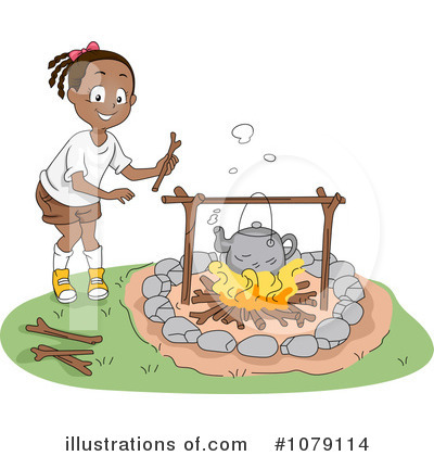 Royalty-Free (RF) Summer Camp Clipart Illustration by BNP Design Studio - Stock Sample #1079114