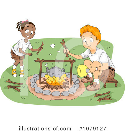 Royalty-Free (RF) Summer Camp Clipart Illustration by BNP Design Studio - Stock Sample #1079127