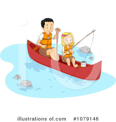 Canoeing Clipart #1079146 by BNP Design Studio