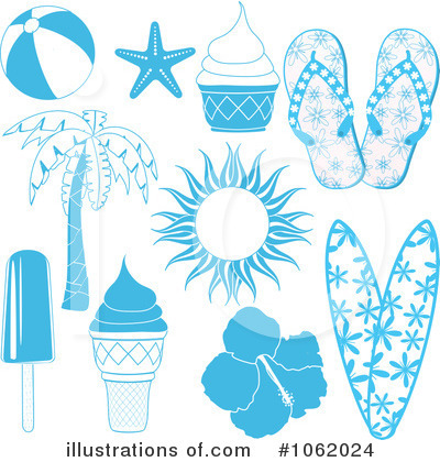 Royalty-Free (RF) Summer Clipart Illustration by elaineitalia - Stock Sample #1062024