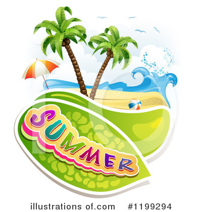 Royalty-Free (RF) Summer Clipart Illustration by merlinul - Stock Sample #1199294