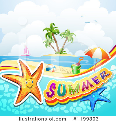 Royalty-Free (RF) Summer Clipart Illustration by merlinul - Stock Sample #1199303