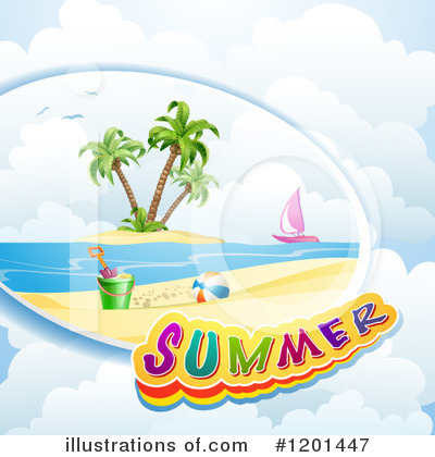 Royalty-Free (RF) Summer Clipart Illustration by merlinul - Stock Sample #1201447