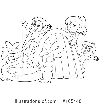 Water Slide Clipart #1654481 by visekart