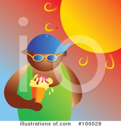 Royalty-Free (RF) Summer Time Clipart Illustration by Prawny - Stock Sample #100028