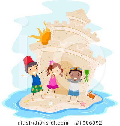 Royalty-Free (RF) Summer Time Clipart Illustration by BNP Design Studio - Stock Sample #1066592