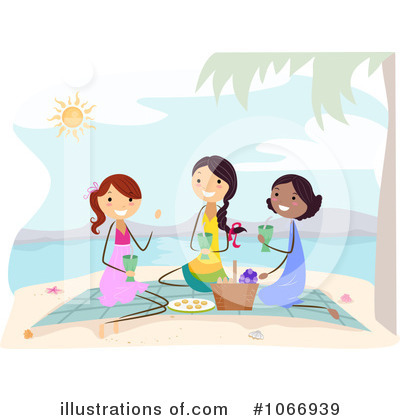 Royalty-Free (RF) Summer Time Clipart Illustration by BNP Design Studio - Stock Sample #1066939