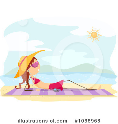 Royalty-Free (RF) Summer Time Clipart Illustration by BNP Design Studio - Stock Sample #1066968