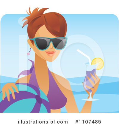 Royalty-Free (RF) Summer Time Clipart Illustration by Amanda Kate - Stock Sample #1107485