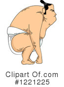 Sumo Wrestler Clipart #1221225 by BNP Design Studio