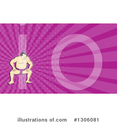 Royalty-Free (RF) Sumo Wrestler Clipart Illustration by patrimonio - Stock Sample #1306081