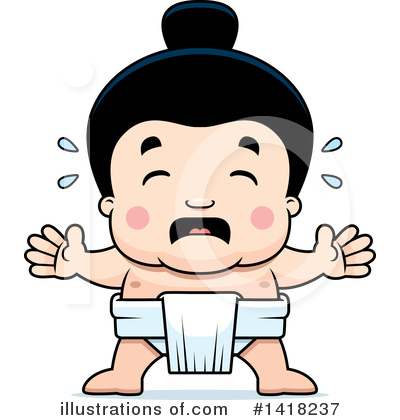 Royalty-Free (RF) Sumo Wrestler Clipart Illustration by Cory Thoman - Stock Sample #1418237