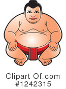 Sumo Wrestling Clipart #1242315 by Lal Perera