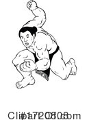 Sumo Wrestling Clipart #1720808 by patrimonio