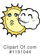 Sun And Cloud Clipart #1191044 by lineartestpilot