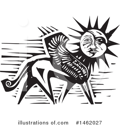 Royalty-Free (RF) Sun And Moon Clipart Illustration by xunantunich - Stock Sample #1462027