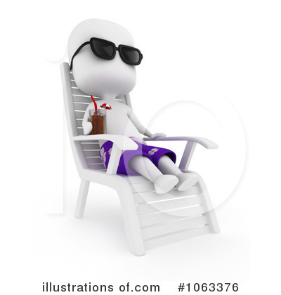 Royalty-Free (RF) Sun Bathing Clipart Illustration by BNP Design Studio - Stock Sample #1063376