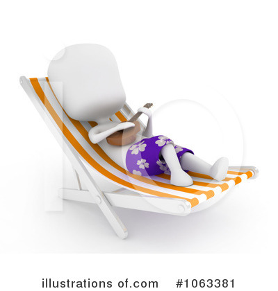 Royalty-Free (RF) Sun Bathing Clipart Illustration by BNP Design Studio - Stock Sample #1063381