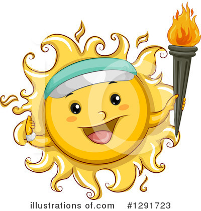Royalty-Free (RF) Sun Character Clipart Illustration by BNP Design Studio - Stock Sample #1291723