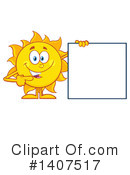 Sun Character Clipart #1407517 by Hit Toon
