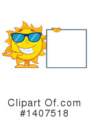 Sun Character Clipart #1407518 by Hit Toon