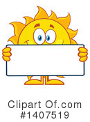 Sun Character Clipart #1407519 by Hit Toon
