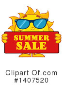 Sun Character Clipart #1407520 by Hit Toon