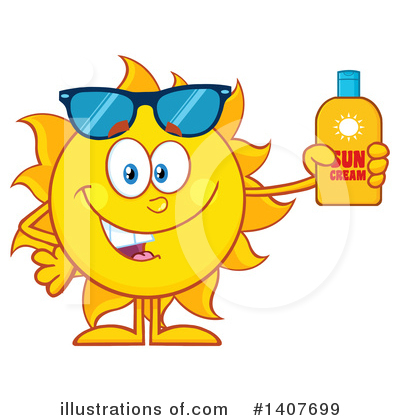 Sunblock Clipart #1407699 by Hit Toon