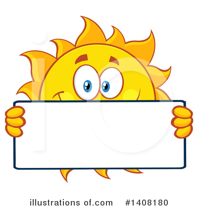 Royalty-Free (RF) Sun Character Clipart Illustration by Hit Toon - Stock Sample #1408180