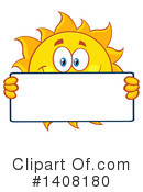 Sun Character Clipart #1408180 by Hit Toon