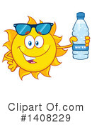 Sun Character Clipart #1408229 by Hit Toon