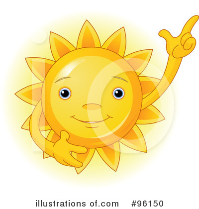 Royalty-Free (RF) Sun Character Clipart Illustration by Pushkin - Stock Sample #96150