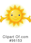 Sun Character Clipart #96153 by Pushkin