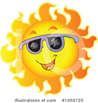 Royalty-Free (RF) Sun Clipart Illustration by visekart - Stock Sample #1050725