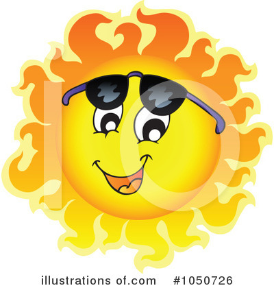 Royalty-Free (RF) Sun Clipart Illustration by visekart - Stock Sample #1050726